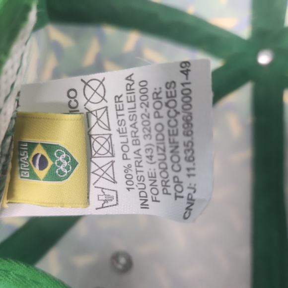 2016 Official Brazil Olympics NWOT Metal Pin Adorned  Adjustable Hat (Imported) - Picture 5 of 8